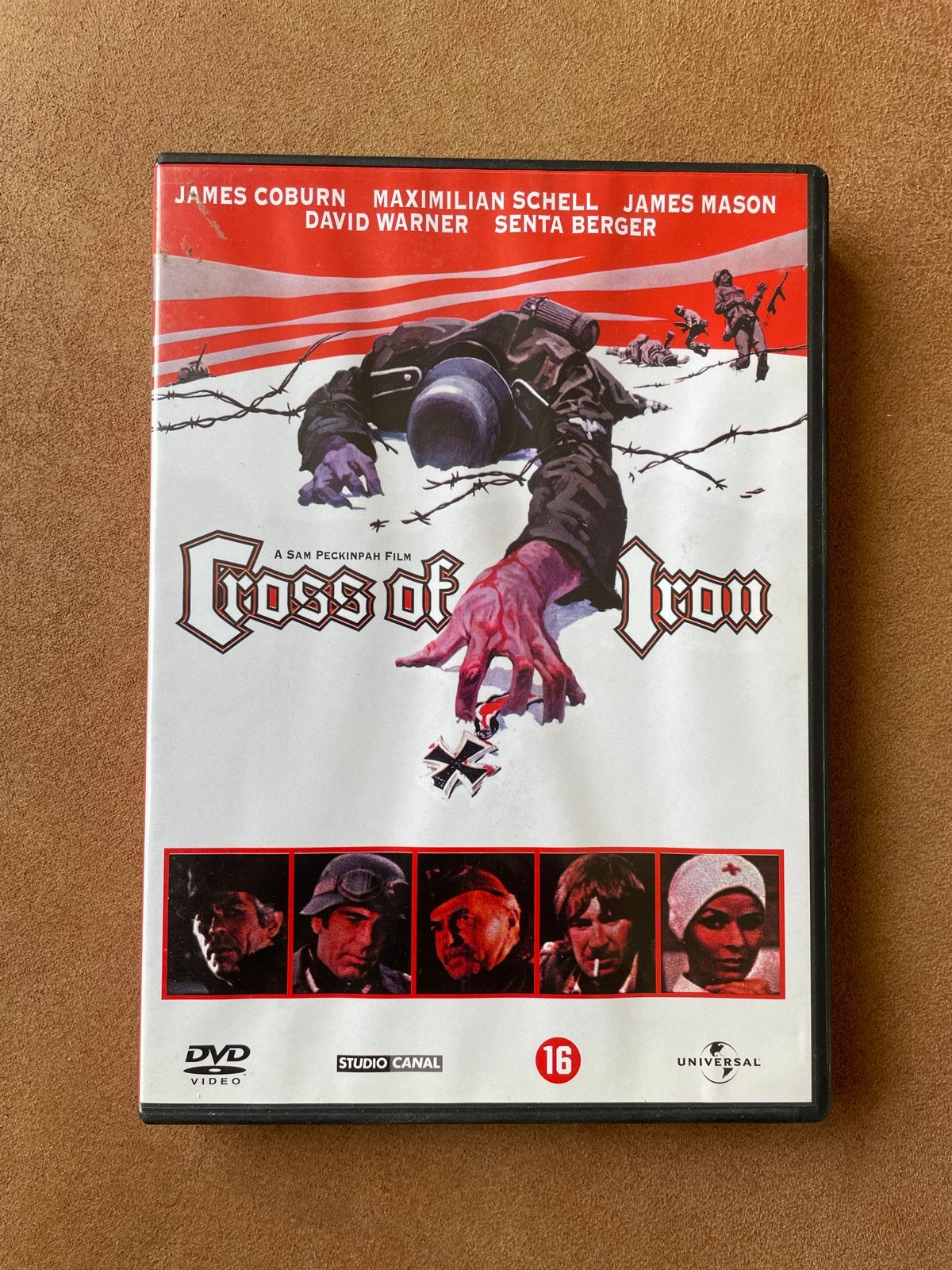 Cross of Iron DVD - Oorlogsfilm van Sam Peckinpah, Vanaf 16 jaar, Nederlands, Ophalen of Verzenden, Oorlog