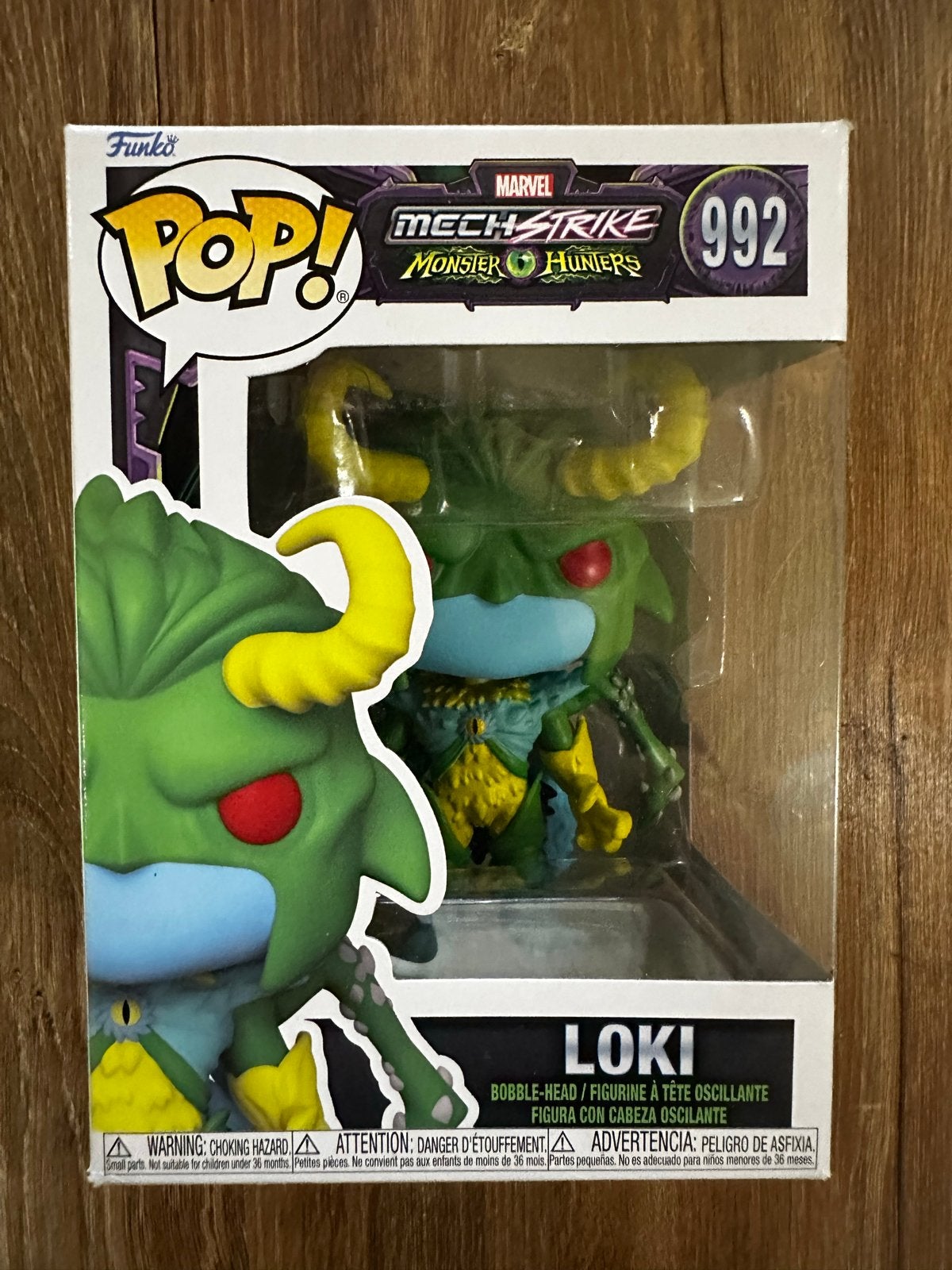 Funko Pop! Marvel Mech Strike Monster Hunters Loki #992, Ophalen of Verzenden, Zo goed als nieuw