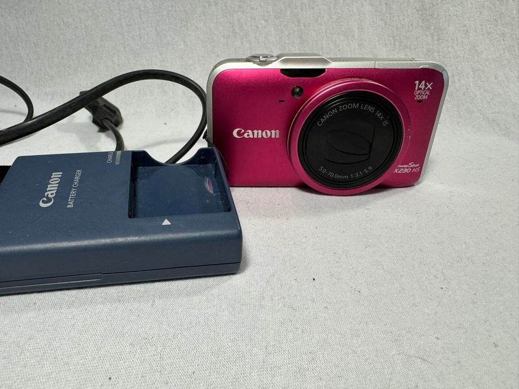 Canon Powershot SX230 HS roze 12.1mp, Gebruikt, 12 Megapixel, Canon, Compact