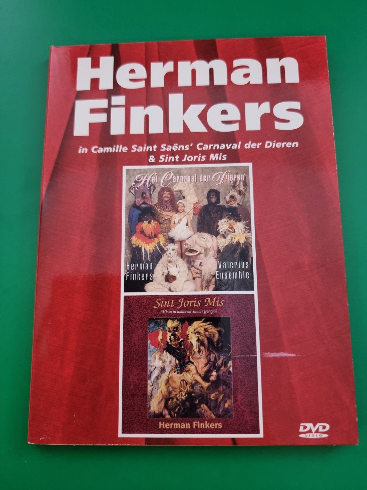 Herman Finkers - Carnaval der Dieren & Sint Joris Mis DVD, Cd's en Dvd's, Alle leeftijden, Ophalen of Verzenden, Zo goed als nieuw