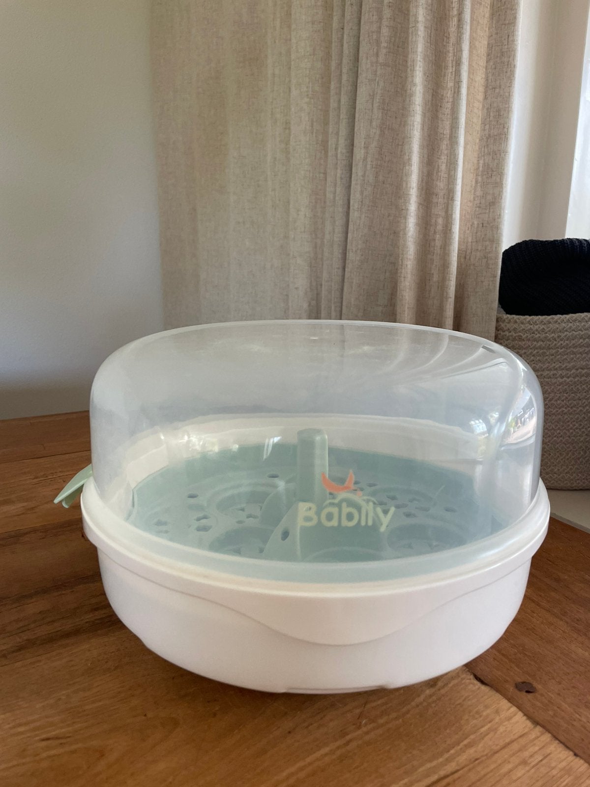Magnetron flessensterilisator babyflesjes, Ophalen, Zo goed als nieuw, Sterilisator