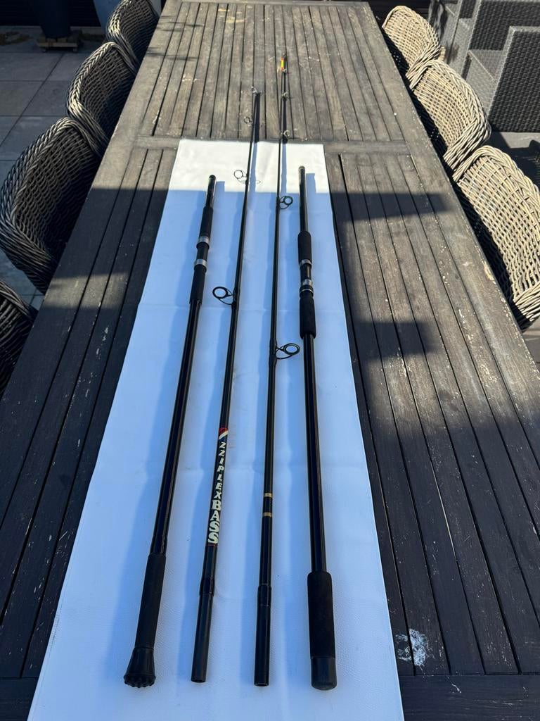 Zziplex Bass hengels (2 stuks), Ophalen, Gebruikt, Werphengel