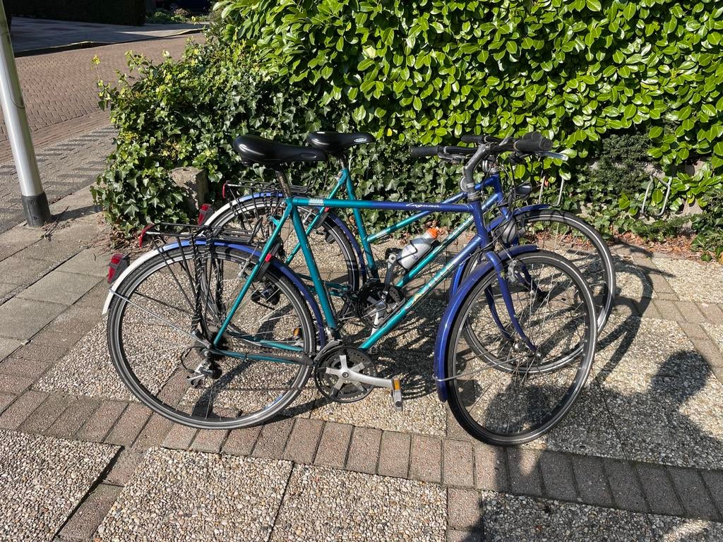2x Gazelle Laguna sport toerfiets dames en heren, Ophalen, 28 inch, Zo goed als nieuw, 57 tot 61 cm