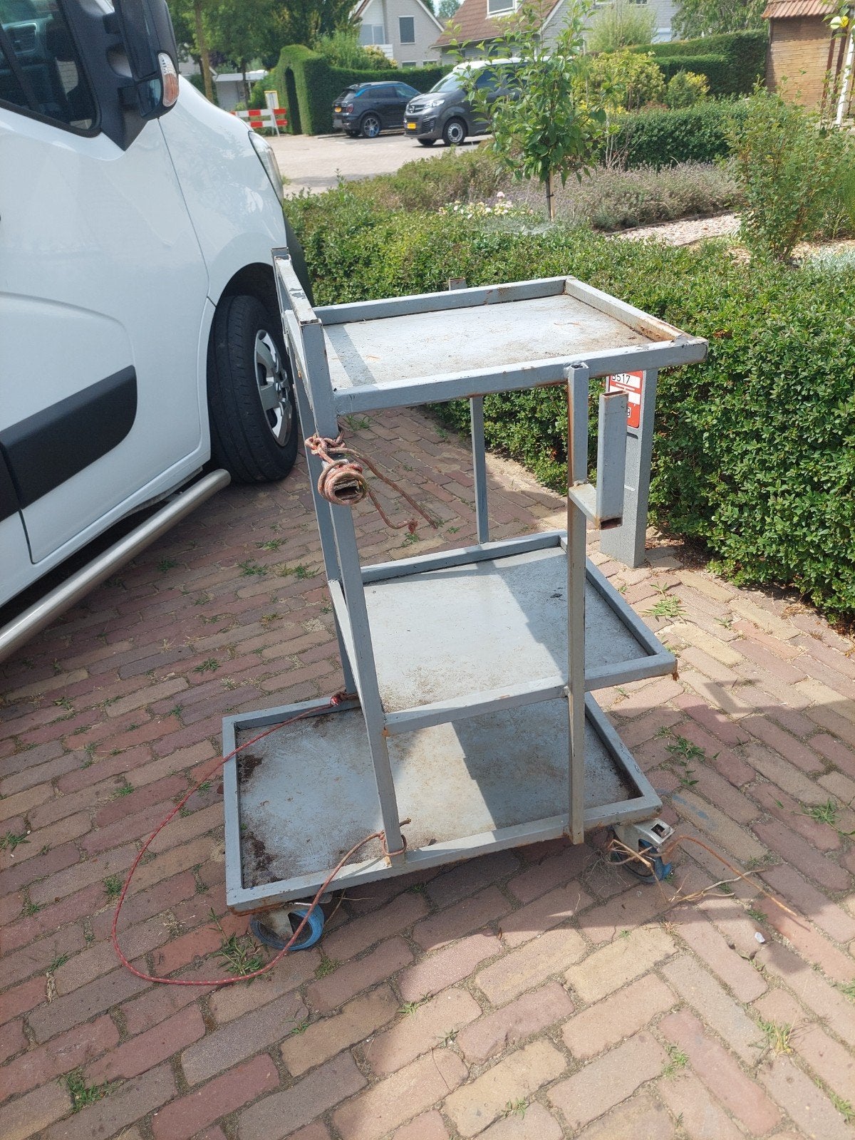 Magazijn kar, 100 liter of meer, Ophalen, Transportkar