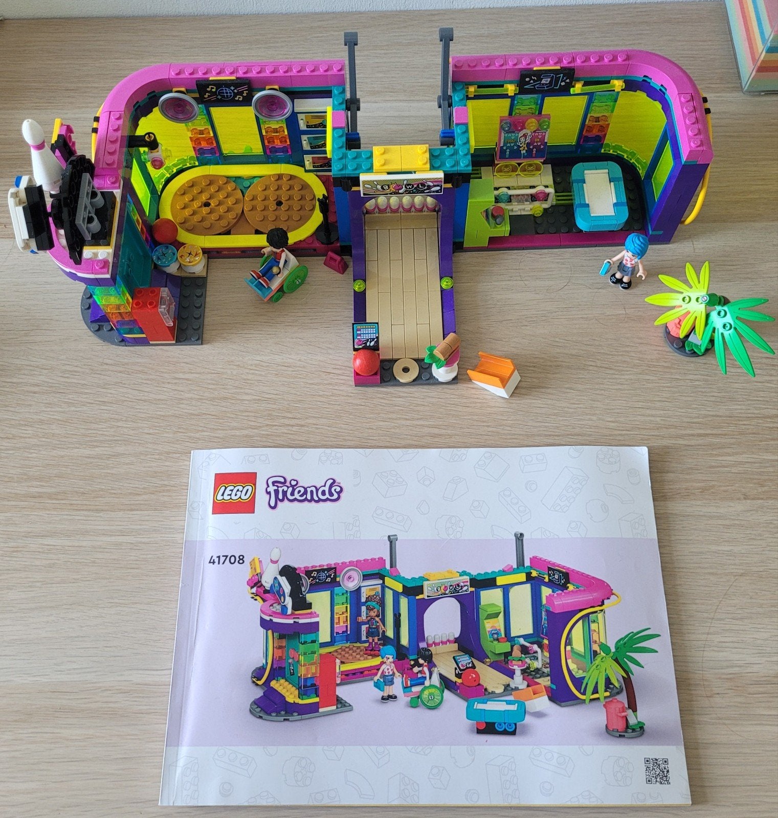 LEGO Friends 41708 Roller Disco Arcade bowling, Ophalen, Zo goed als nieuw, Overige merken