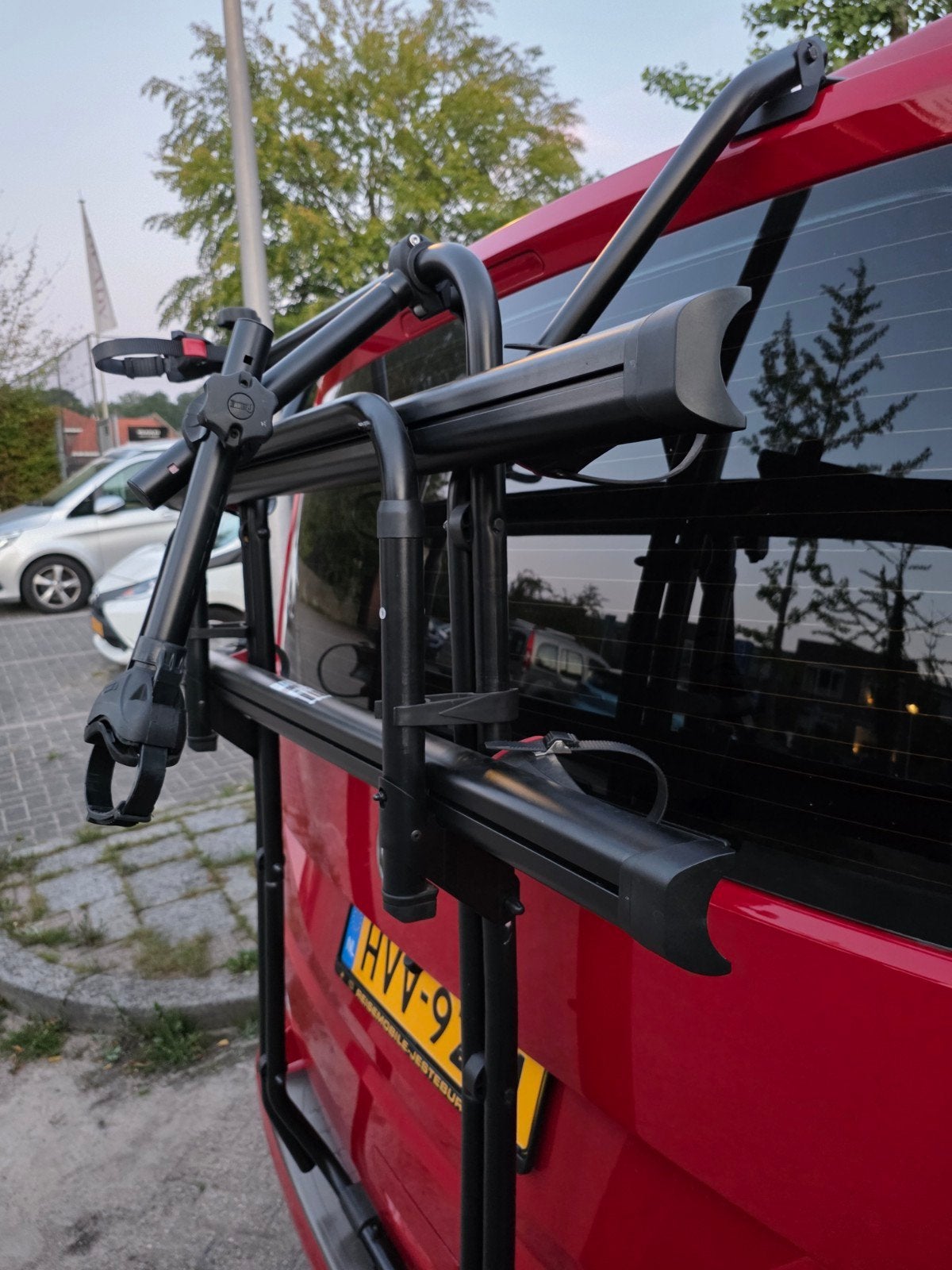 Fiamma Carry-Bike VW T5/T6 fietsenddrager, ook voor e-bikes,, Auto diversen, Fietsendragers, Ophalen, 2 fietsen, Zo goed als nieuw