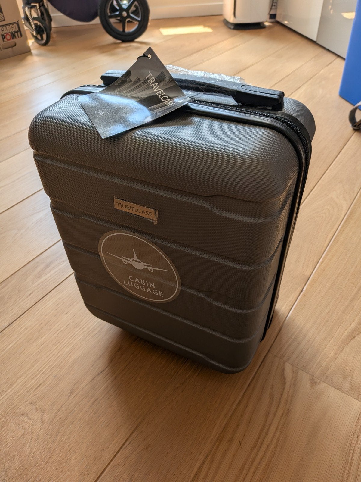 Reiskoffer: Travelcase Cabin Luggage 27L, Ophalen, Wieltjes, Hard kunststof, Nieuw