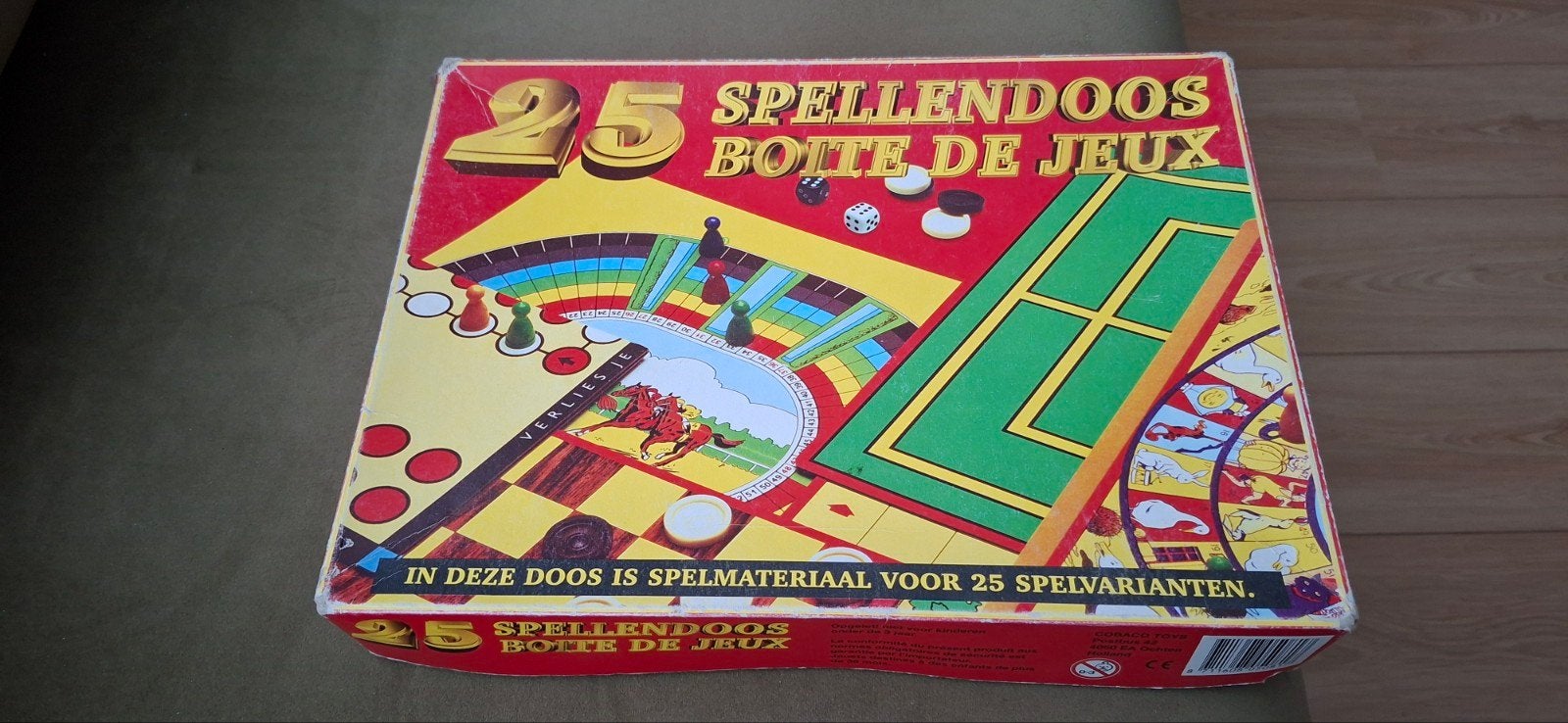 Spellendoos, Hobby en Vrije tijd, Gezelschapsspellen | Bordspellen, Vijf spelers of meer, Ophalen of Verzenden, Gebruikt