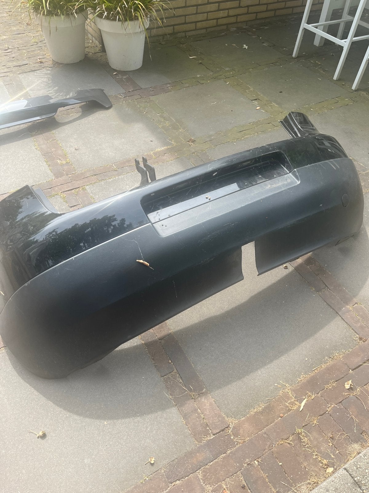Achterbumper golf 5 incl bevestigingsbalk trekhaak, Auto-onderdelen, Ophalen, Gebruikt, Volkswagen, Achter