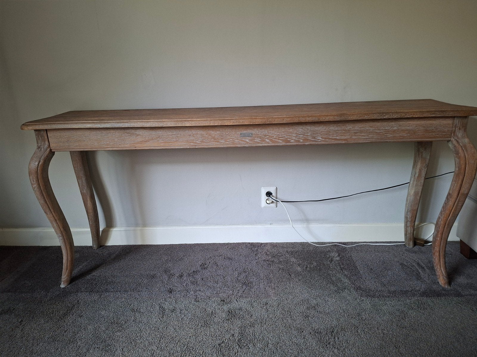 site table, Huis en Inrichting, Ophalen, Zo goed als nieuw, Overige vormen, Vergrijsd
