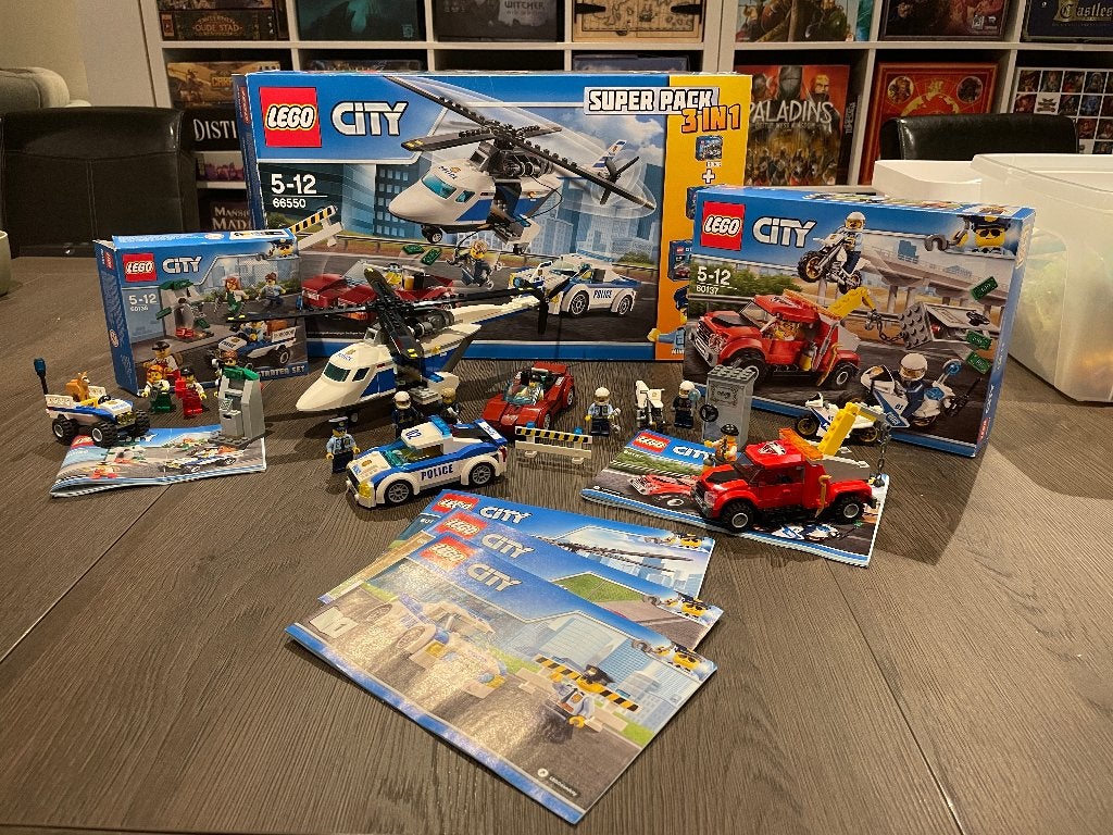 LEGO City 66550 Politie Super Pack, City, Lego, Ophalen of Verzenden, Zo goed als nieuw