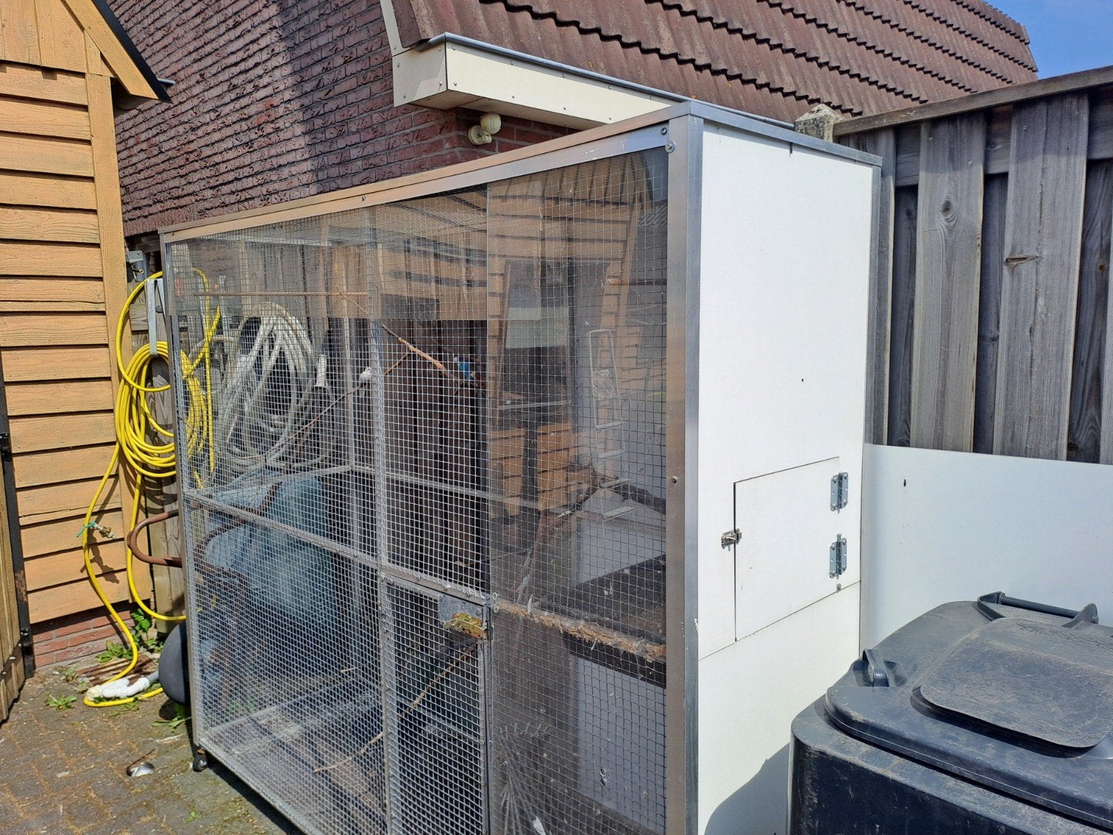 voliere  op wielen, Ophalen, Gebruikt, Aluminium