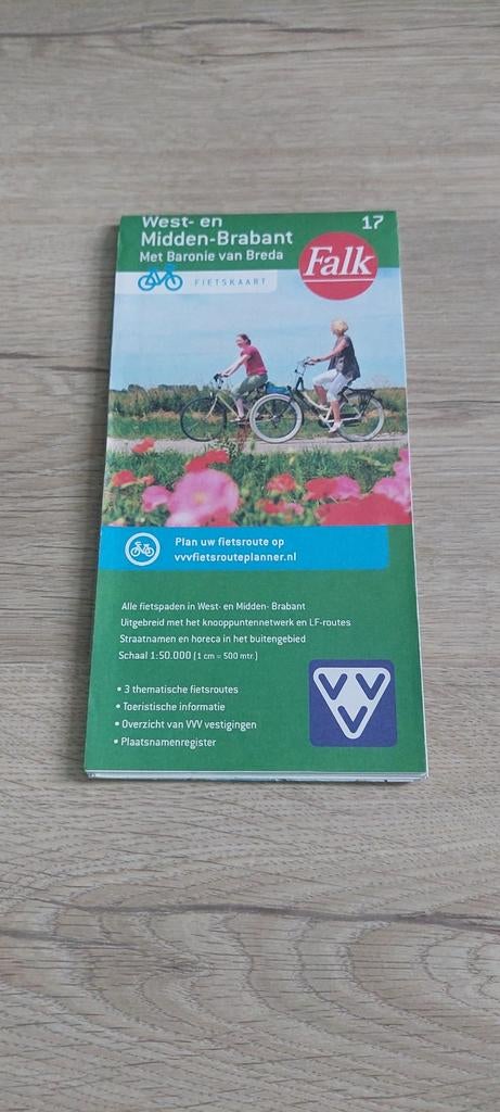 Falk fietskaart West- en Midden-Brabant, Ophalen of Verzenden