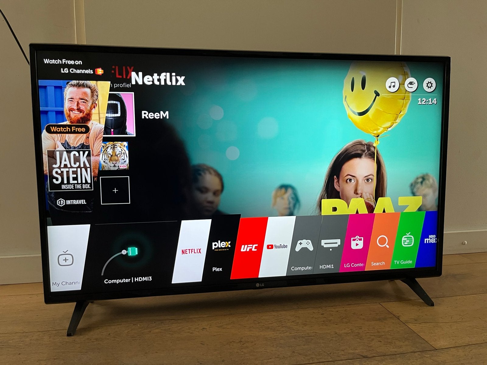 LG Smart TV 43inch 43UJ630V, Ophalen, 50 Hz, Zo goed als nieuw, 100 cm of meer