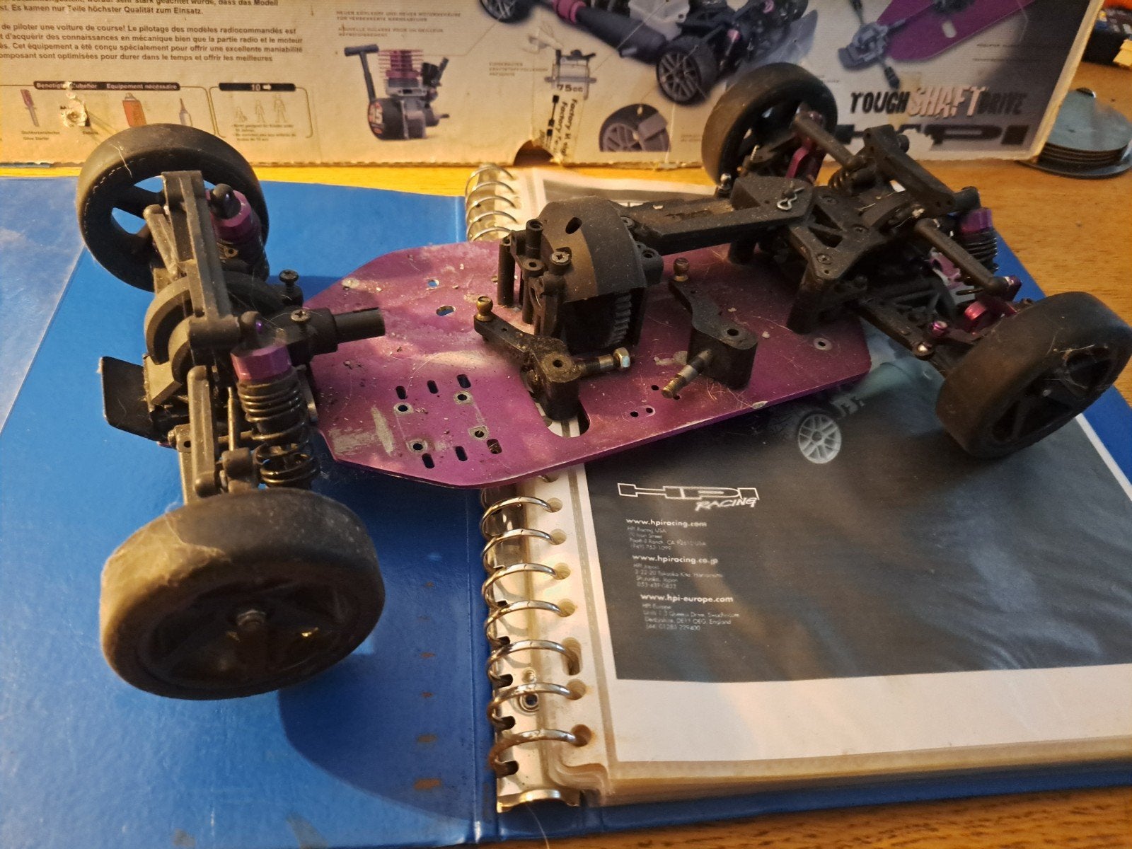 nitro rs4 type 3ss hpi racing, Gebruikt, Auto offroad, Ophalen of Verzenden, Schaal 1:10