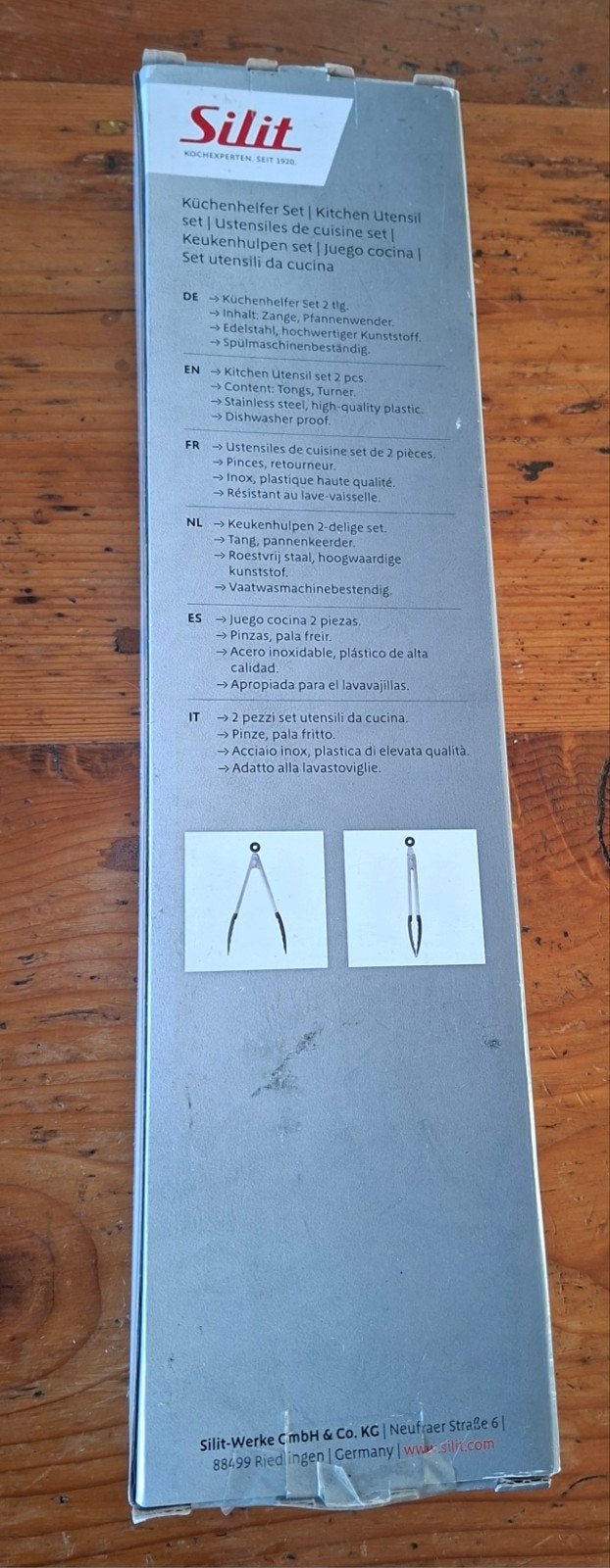 Silit Keukenset tang en spatel, Ophalen of Verzenden