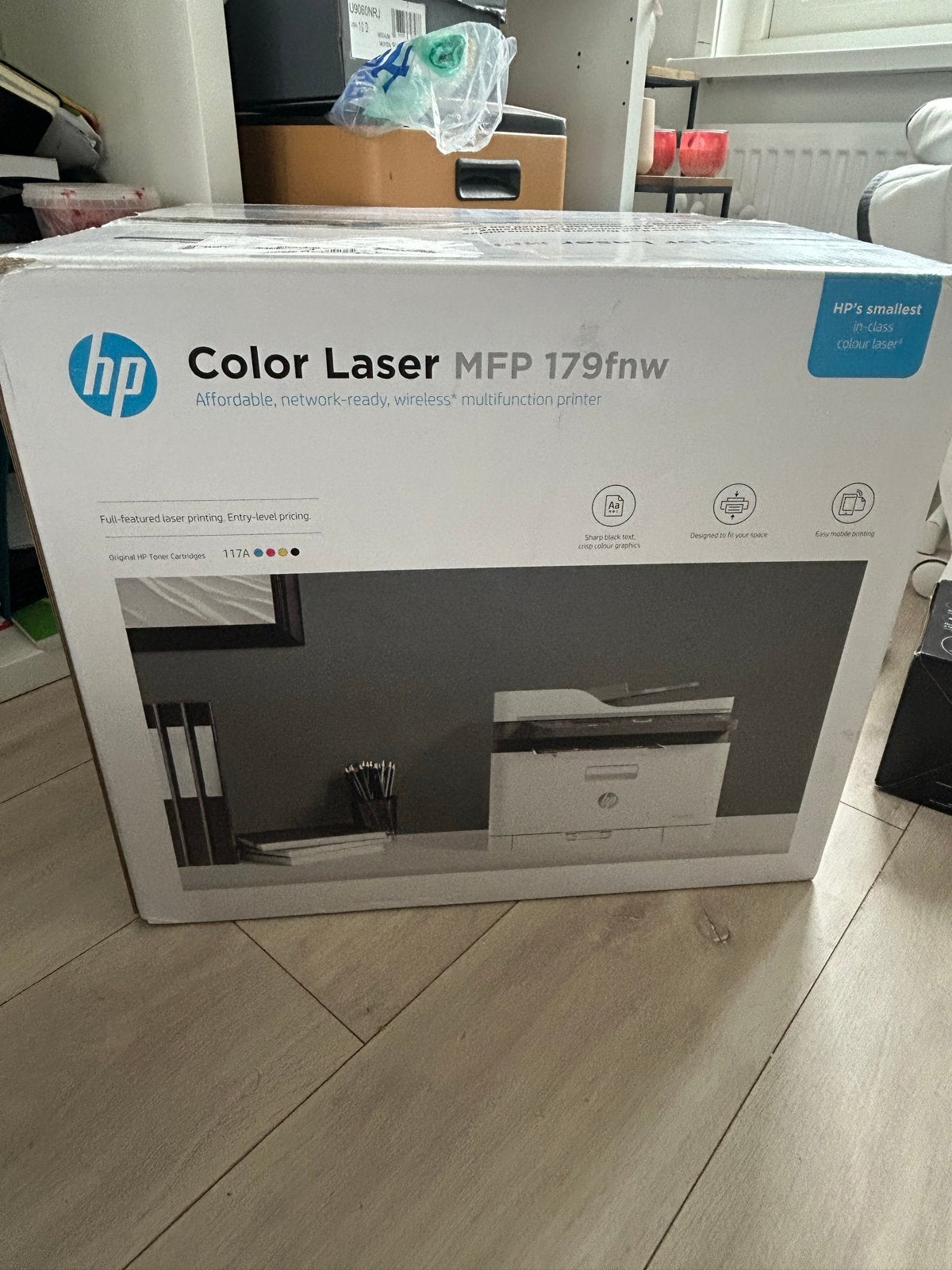 HP Color Laser MFP 179fnw All-in-One Printer, Computers en Software, All-in-one, Ophalen of Verzenden, Nieuw, Kleur printen