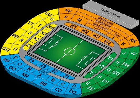 GEZOCHT: 2 seizoenskaarten Feyenoord, Seizoenskaart, Twee personen