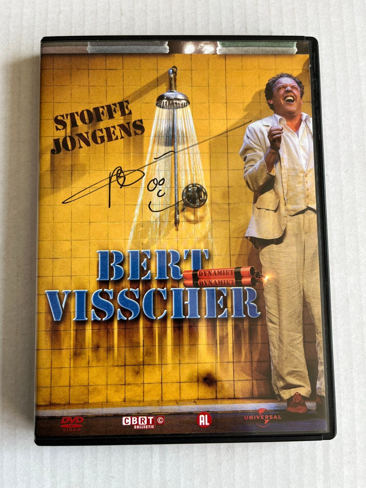 Bert Visscher - Stoffe Jongens DVD, Stand-up of Theatershow, Bert Visscher, Gebruikt, Alle leeftijden