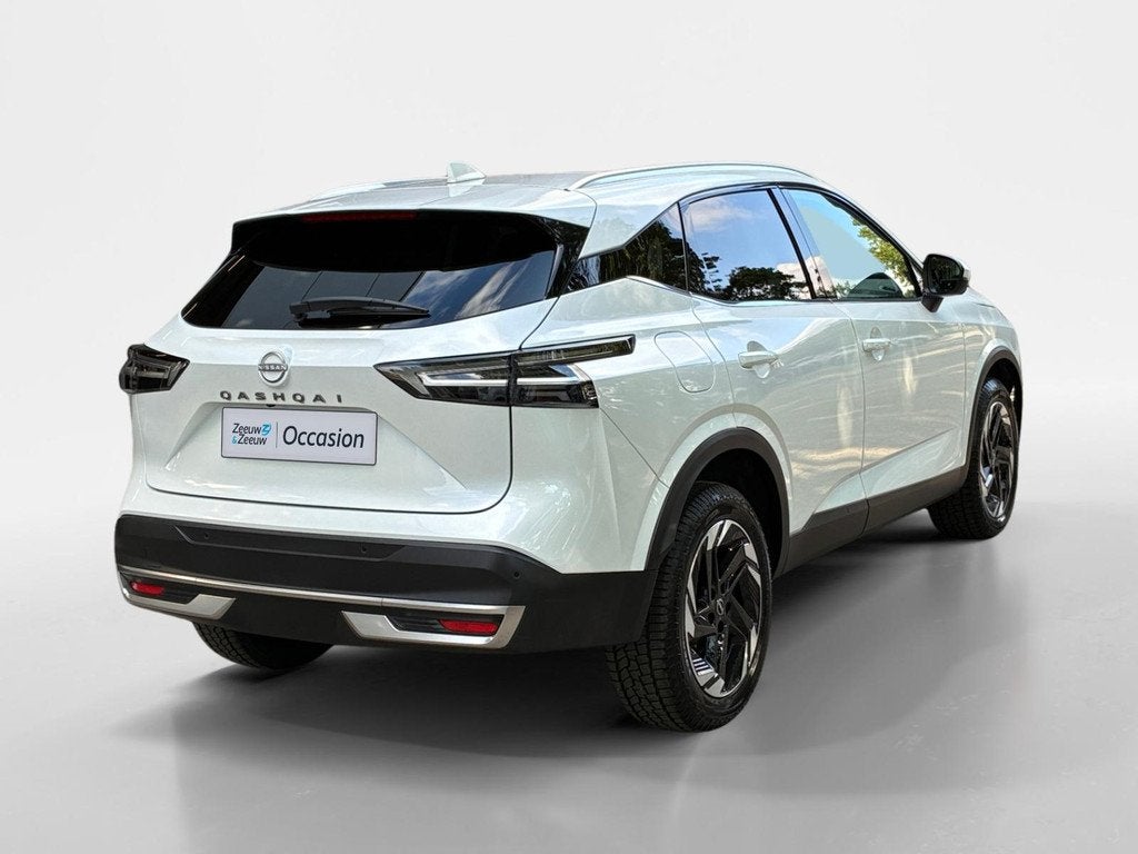 Nissan Qashqai N Connecta Navi | Pano dak | LM Velgen |, Auto's, Nissan, Euro 6, 4 cilinders, Leder en Stof, Wit