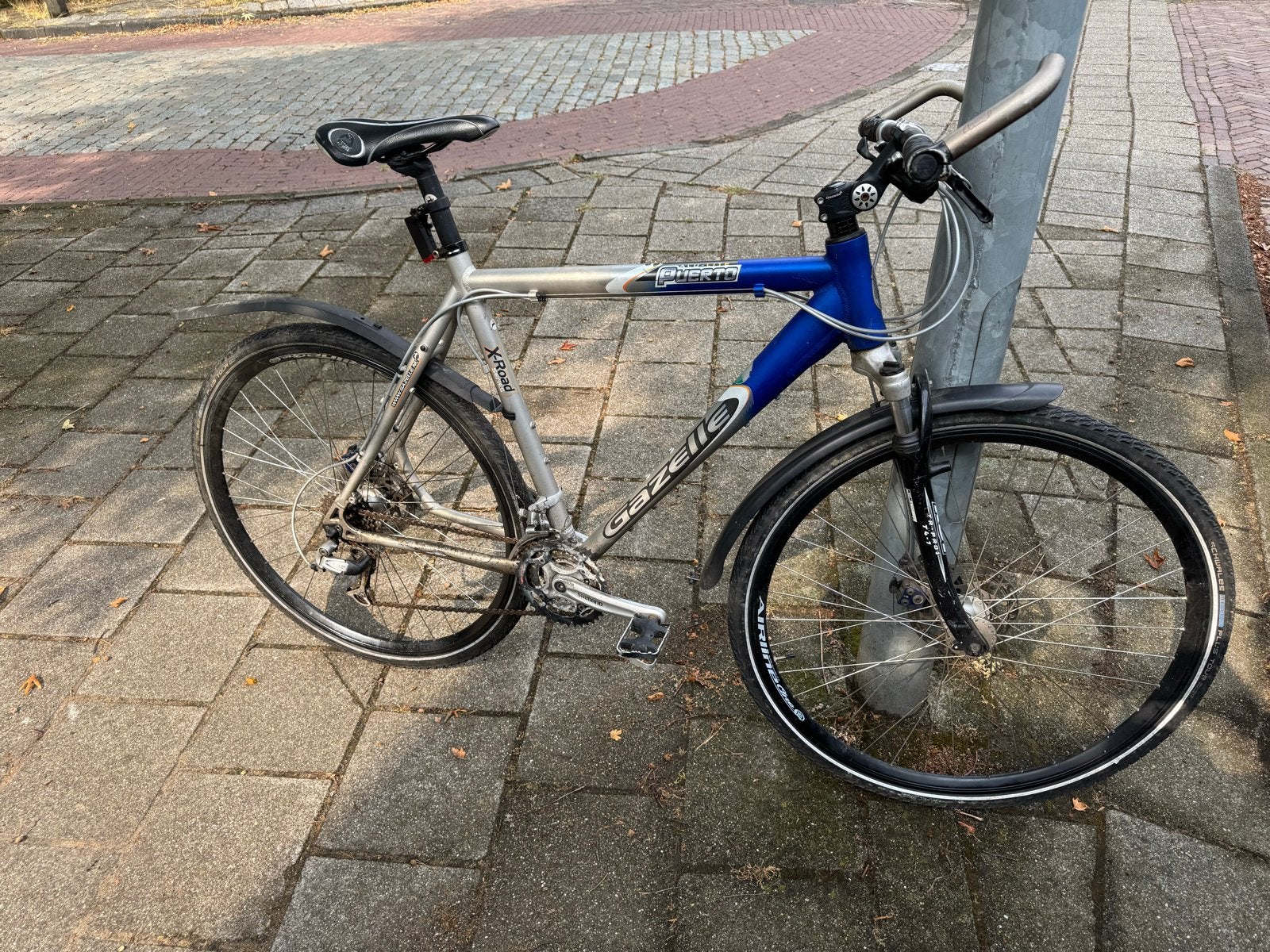 Gazelle X-Road fiets - ketting en versnelling aandacht nodig, Ophalen, Gebruikt, Vering, Velgrem