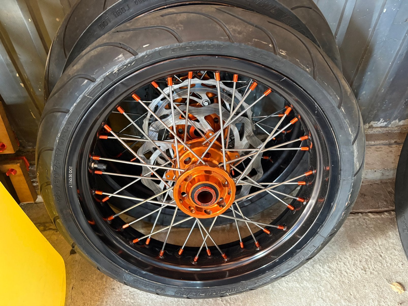 Supermoto velgen/wielen set KTM, Ophalen, Gebruikt