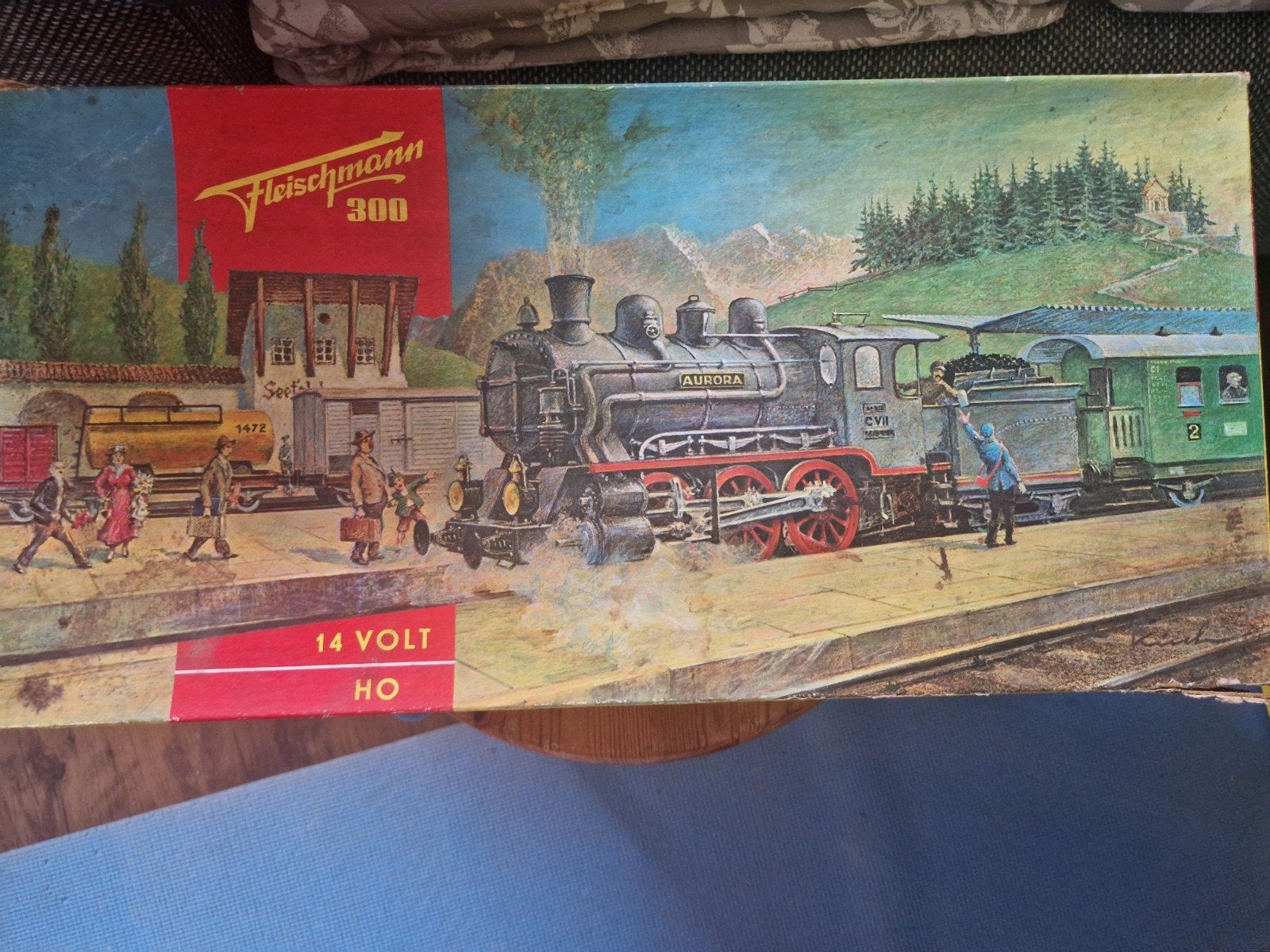 Fleischmann H0 300 Internationale Treinset 14 Volt, Gelijkstroom, Fleischmann, Ophalen of Verzenden, Analoog