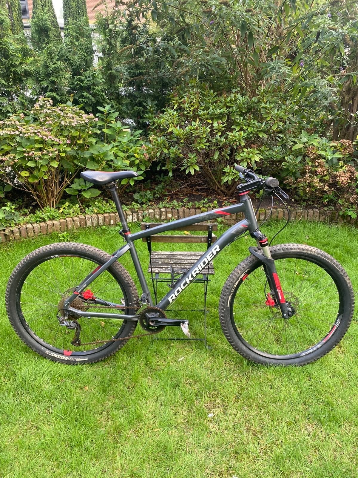 Rockrider ST 520 Mountainbike, Gebruikt, Hardtail, Heren, Schijfrem