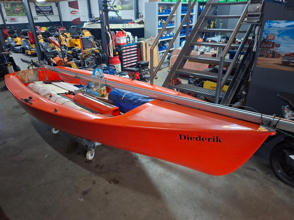 Zeilbootje  Mag goedkoop weg €350 met motor €550, Watersport en Boten, Ophalen of Verzenden, Zo goed als nieuw, Minder dan 15 m²