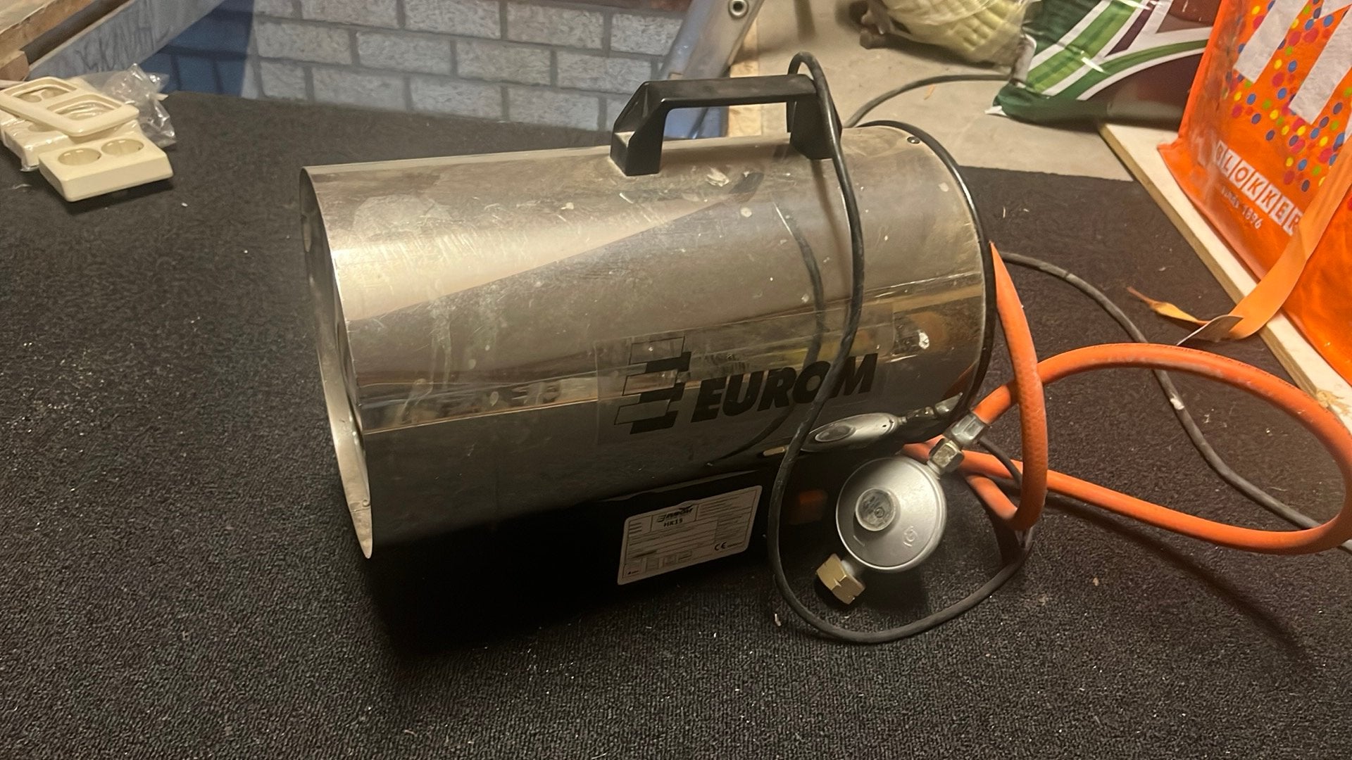 Eurom  hetelucht kanon( op gas), Ophalen of Verzenden, Zo goed als nieuw, Minder dan 60 cm, 30 tot 80 cm