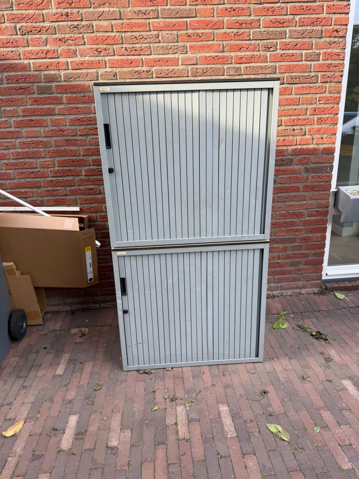 2 kasten met schuif/roldeur GRATIS af te halen, Ophalen, Gebruikt, 50 tot 100 cm, Minder dan 100 cm