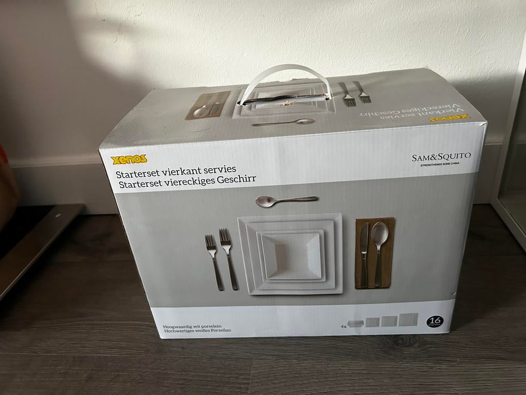 Xenos compleet bordenset nieuw in doos, Huis en Inrichting, Keuken | Servies, Ophalen, Nieuw, Bord(en), Overige stijlen