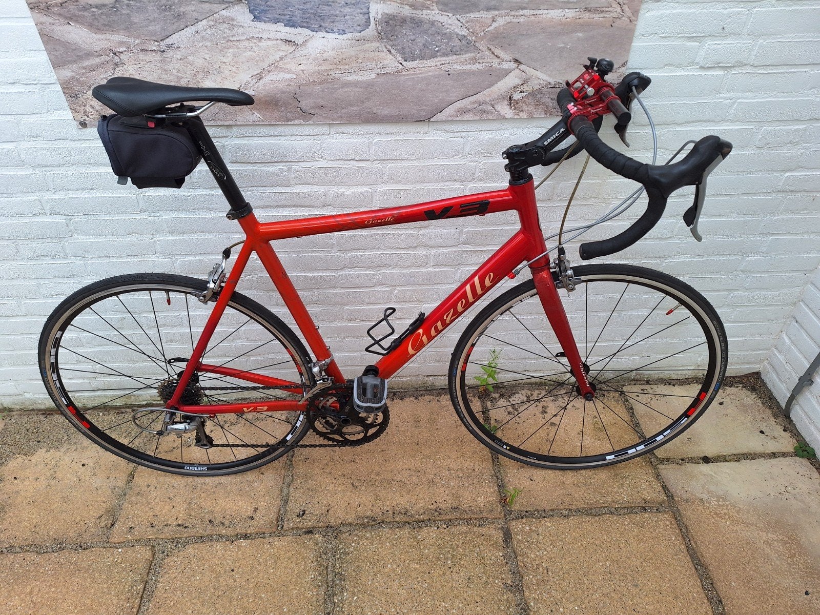 Gazelle V3 racefiets Shimano 105 – nette staat, Ophalen, Gebruikt, Velgrem, Aluminium