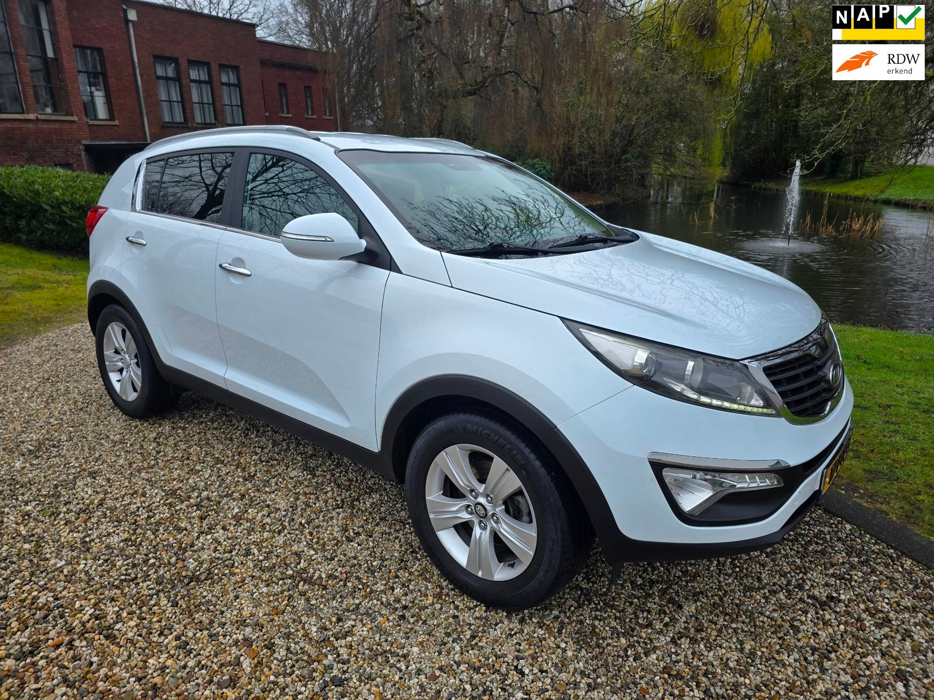 Kia Sportage 1.6 GDI X-ecutive Plus Pack LEER/airco/CRUISE t, Auto's, Kia, Voorwielaandrijving, Euro 5, 1591 cc, 4 cilinders