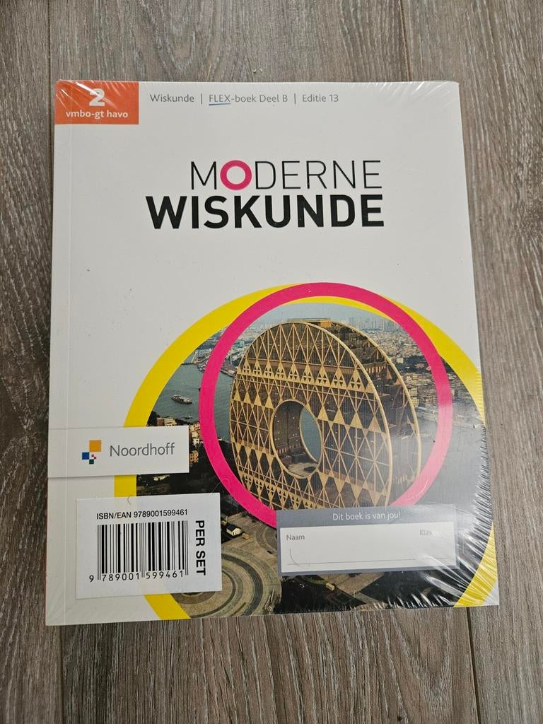 Moderne Wiskunde FLEX-boek Deel A en B Editie 13, Ophalen of Verzenden
