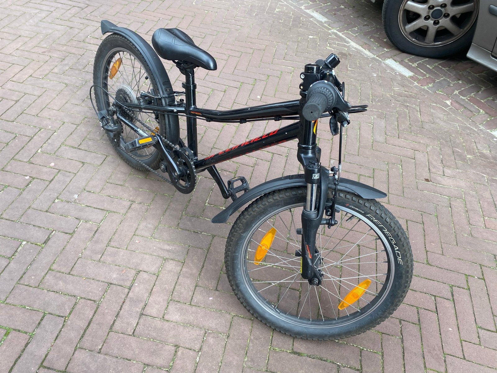 Specialized Hotrock kinderfiets 20 inch met versnellingen, Gebruikt, Velgrem, Versnellingen, Minder dan 49 cm