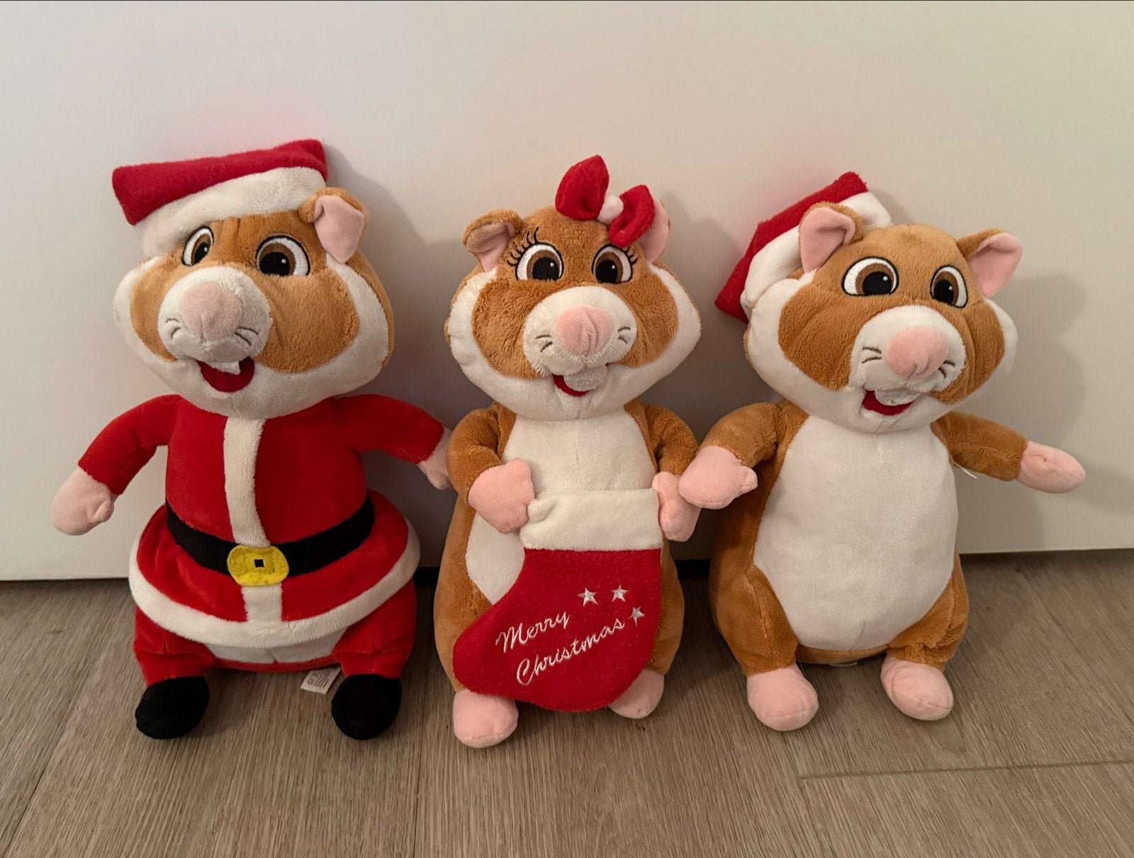 3 Kersthamsters van Albert Heijn - Zo goed als nieuw, Albert Heijn, Hamster, Ophalen of Verzenden, Zo goed als nieuw