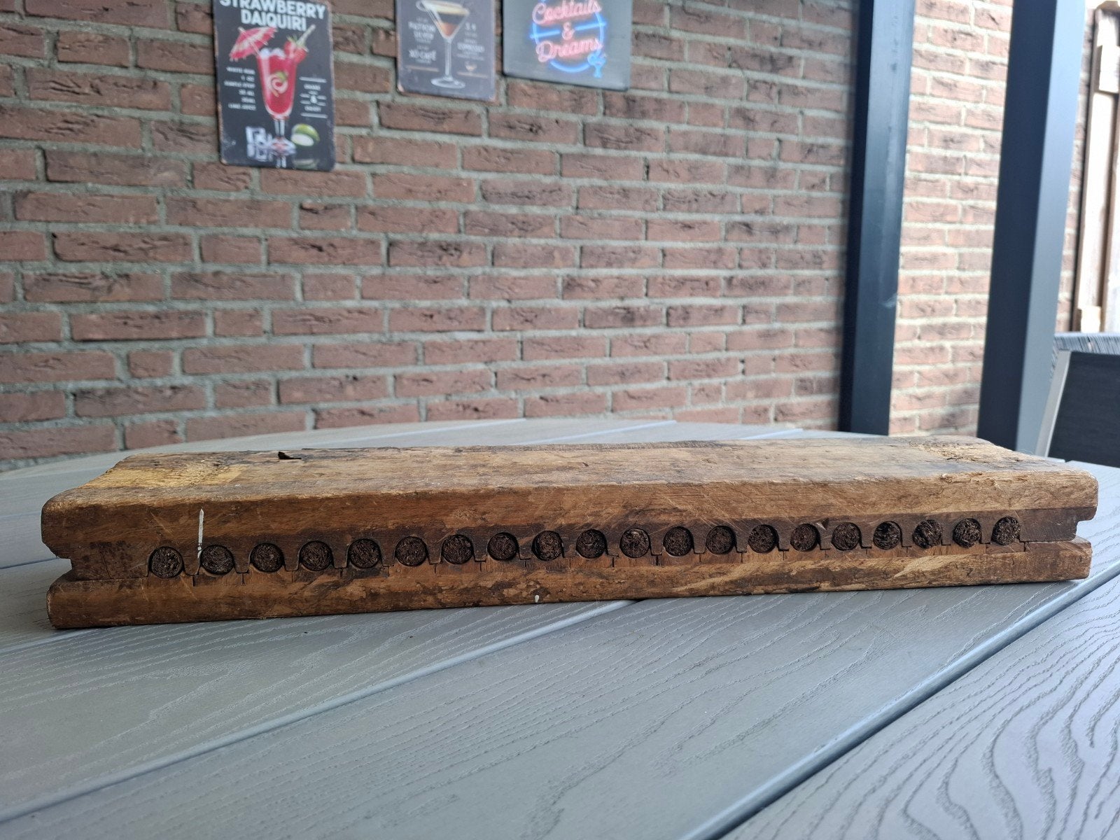 Antieke sigarenmal - Houten sigarenpers, Ophalen