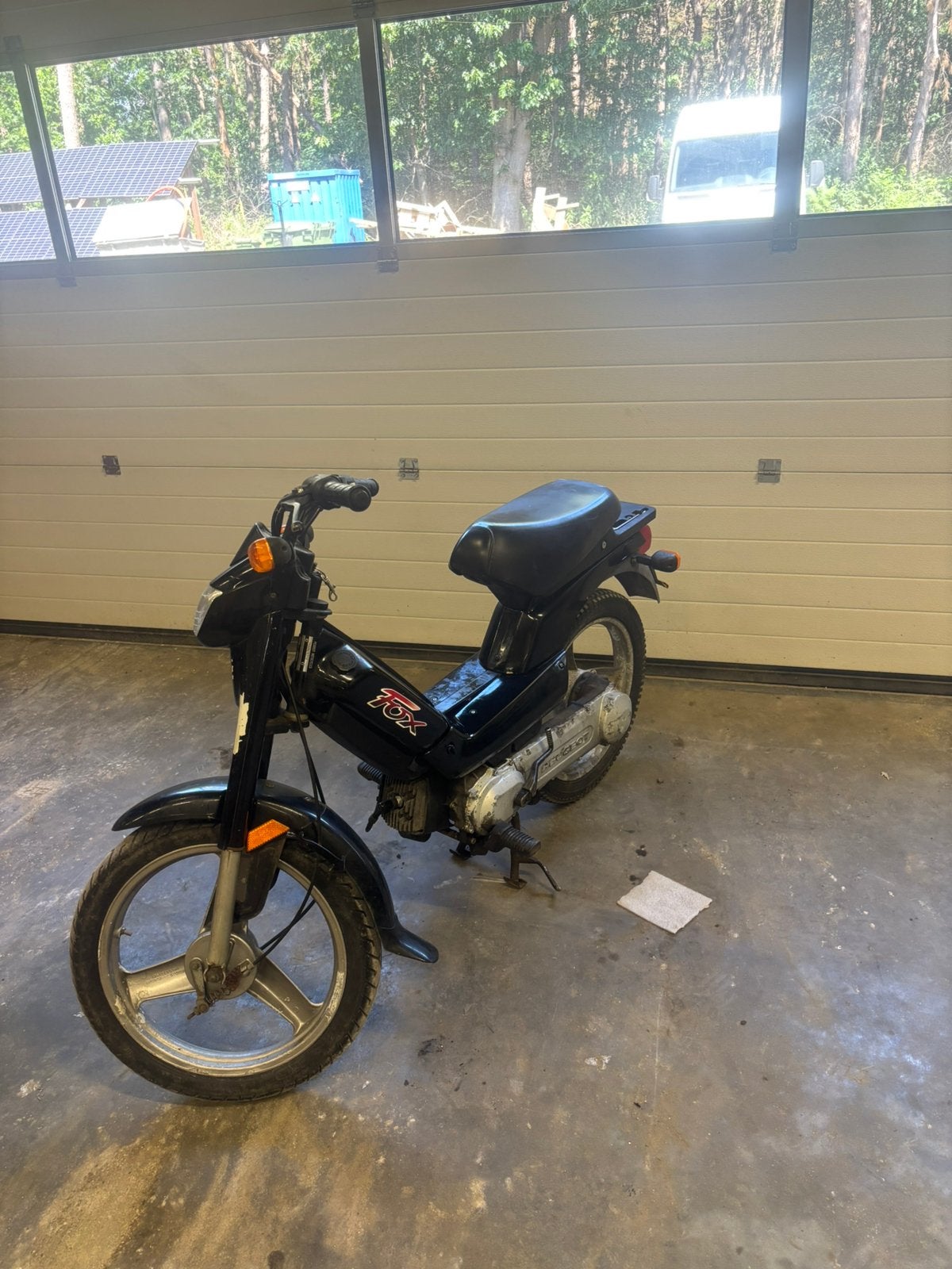 Peugeot fox met geel kenteken, Fietsen en Brommers, Brommers | Peugeot, Ophalen, Gebruikt, Maximaal 45 km/u, 50 cc