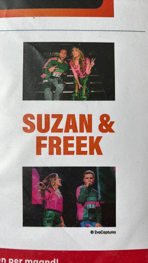4 staanplaatsen voor Suzan en Freek maandag 25 mei, Ophalen of Verzenden, Zo goed als nieuw
