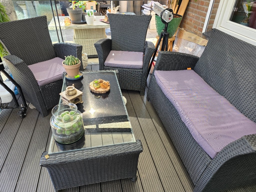 Tuin/Balkon zitsetje, Ophalen, Gebruikt, Textileen