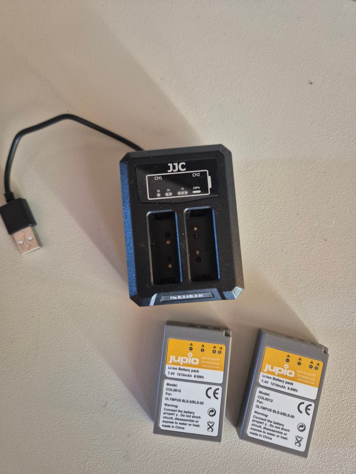 Olympus BLS-5 accu, Audio, Tv en Foto, Accu's en Batterijen, Ophalen of Verzenden, Zo goed als nieuw