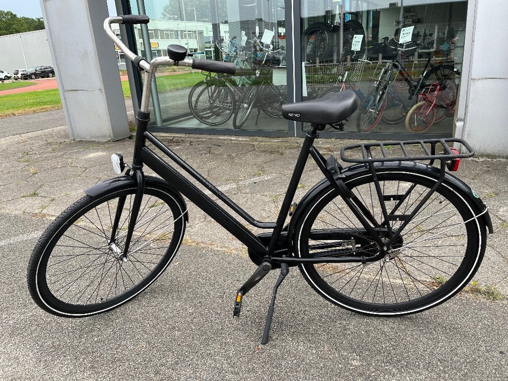 Zwarte Weduwe / Omafiets, Terugtraprem, Gebruikt, Versnellingen, Merkloos