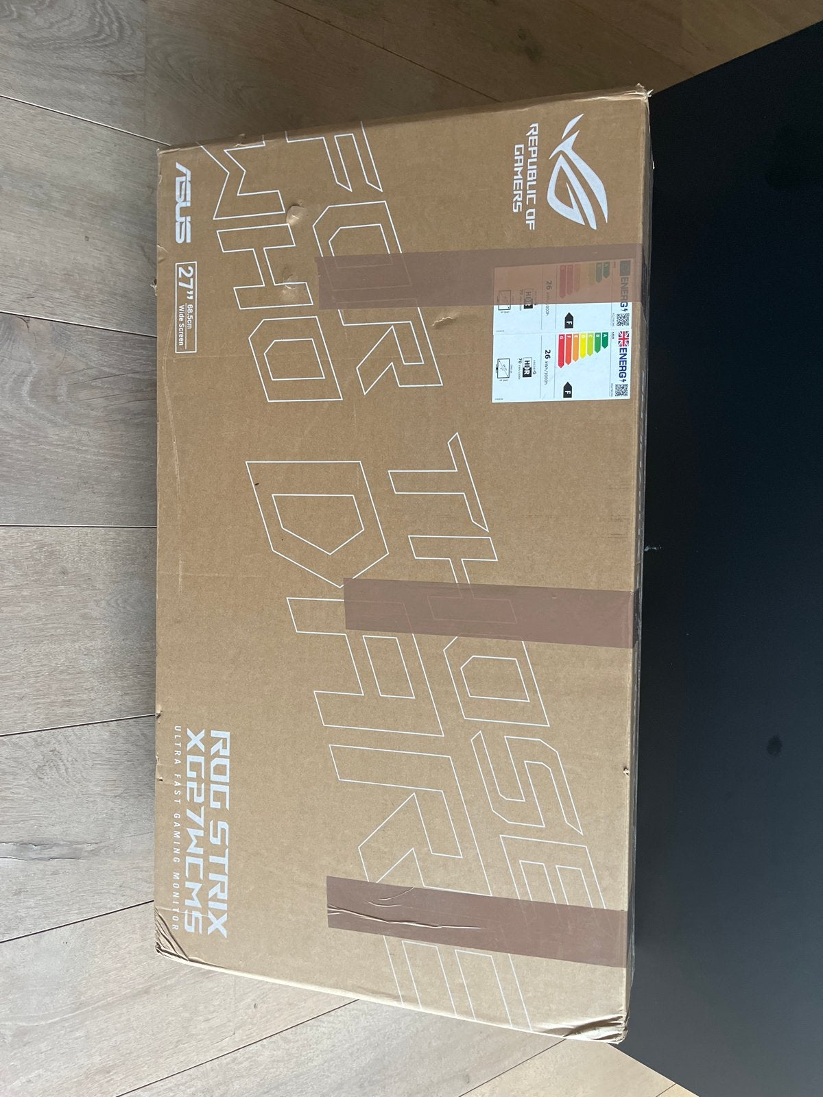 ASUS ROG Strix XG27WCMS 27" Gaming Monitor, Computers en Software, Monitoren, Nieuw, 201 Hz of meer, Gaming, Overige typen, Overige resoluties