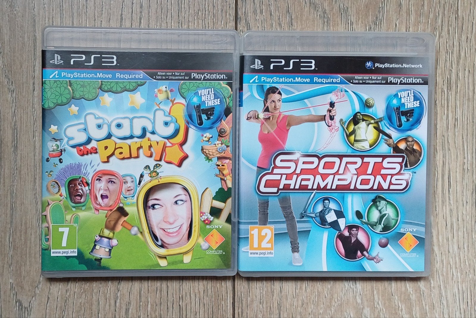 PS3 Move bundel Sports Champions + Start the Party, Spelcomputers en Games, Gebruikt, Ophalen of Verzenden, Sport, 3 spelers of meer