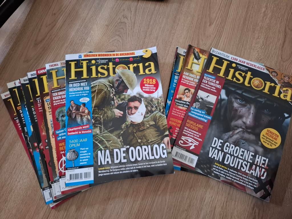Historia tijdschriften, diverse nummers, Ophalen of Verzenden, Gelezen, Wetenschap en Natuur