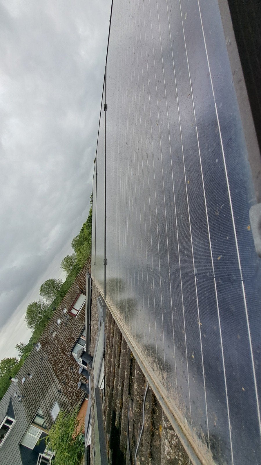 Zonnepanelen 16x met SolarEdge HD Wave omvormer, Ophalen of Verzenden, Gebruikt