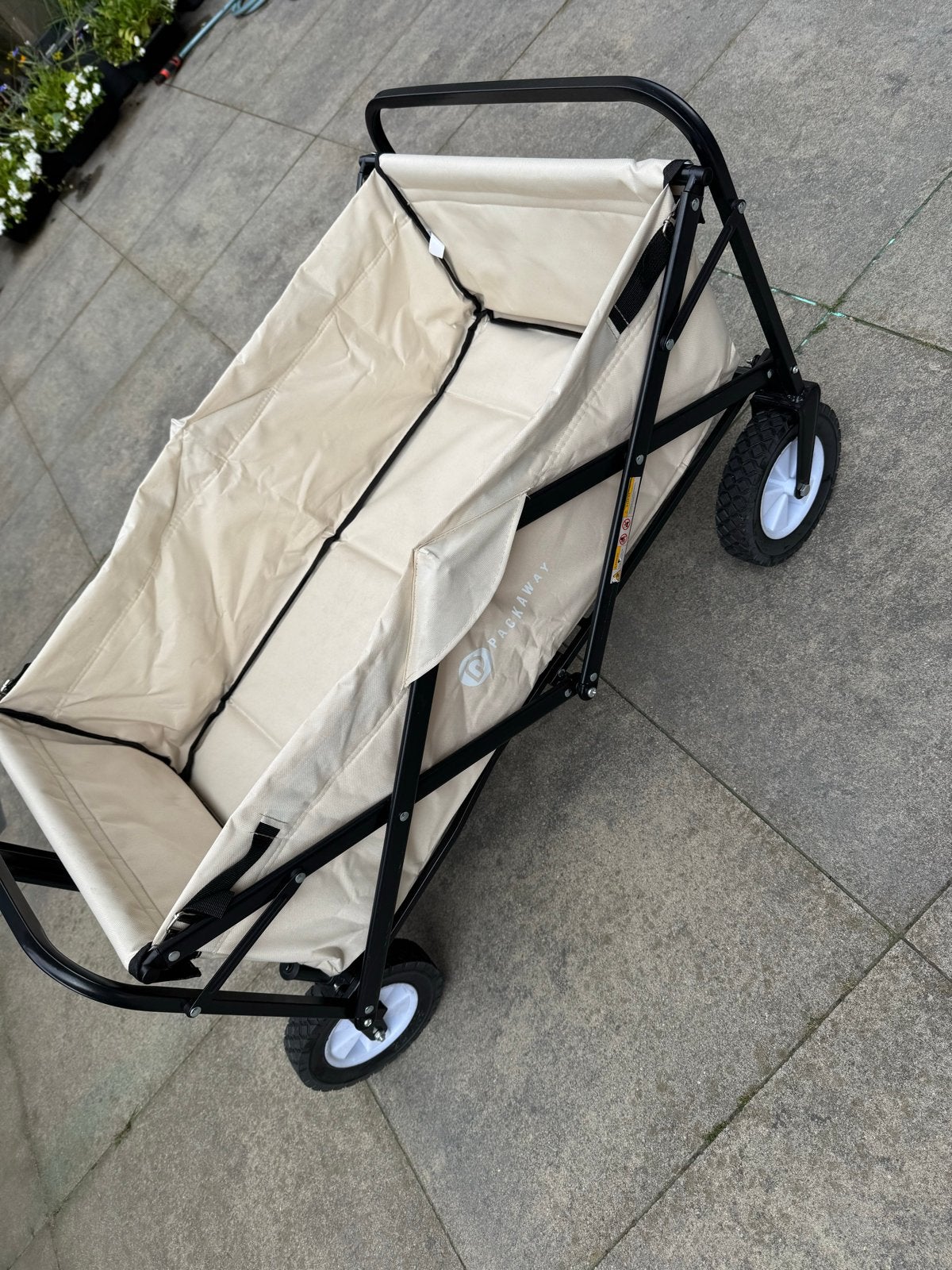 Packaway Opvouwbare Bolderkar - Beige, Ophalen, Opvouwbaar, Zo goed als nieuw