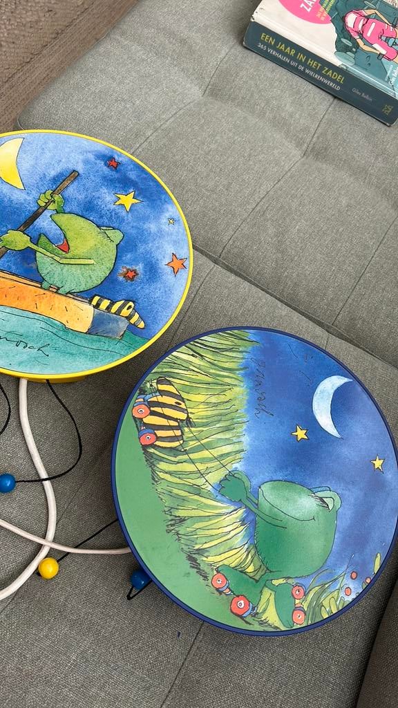 2 vintage wandlampen Janosch met muziekje, Ophalen of Verzenden, Gebruikt, Lamp