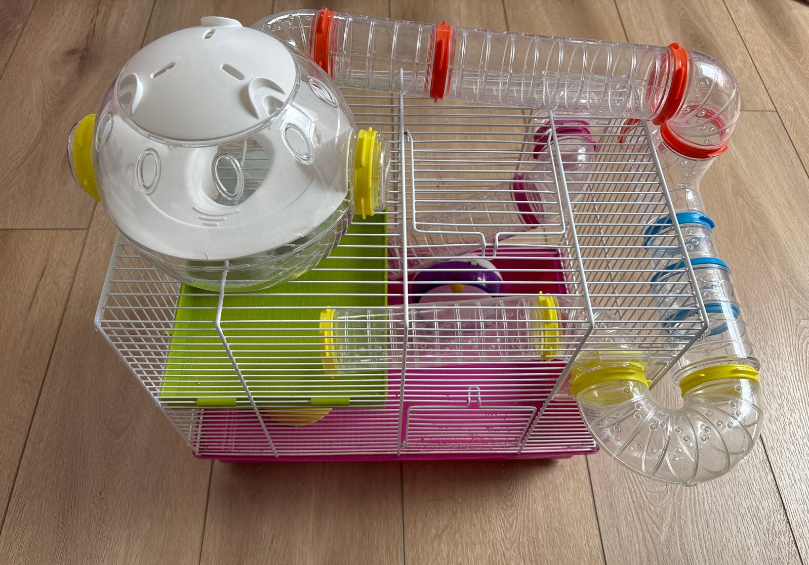 Ferplast Hamsterkooi met accessoires, Ophalen, Gebruikt